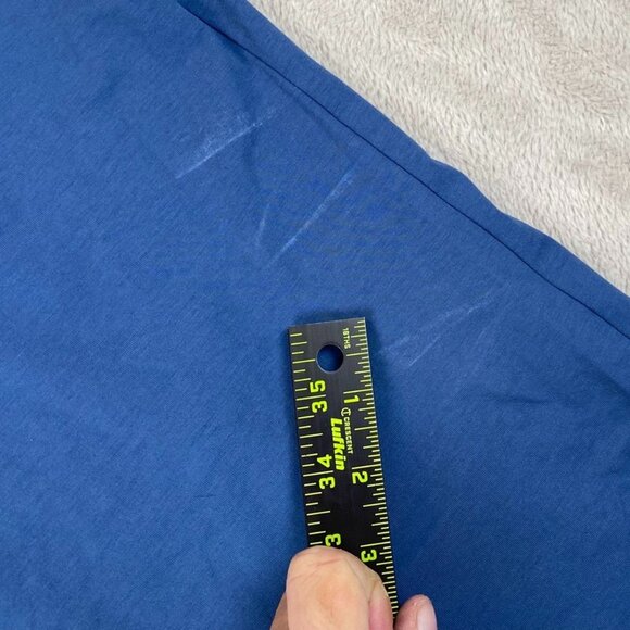 XL. Woman's T-Shirt Size XL V-Neck Short Sleeve Pullover Casual Henley Blue - Picture 6 of 9